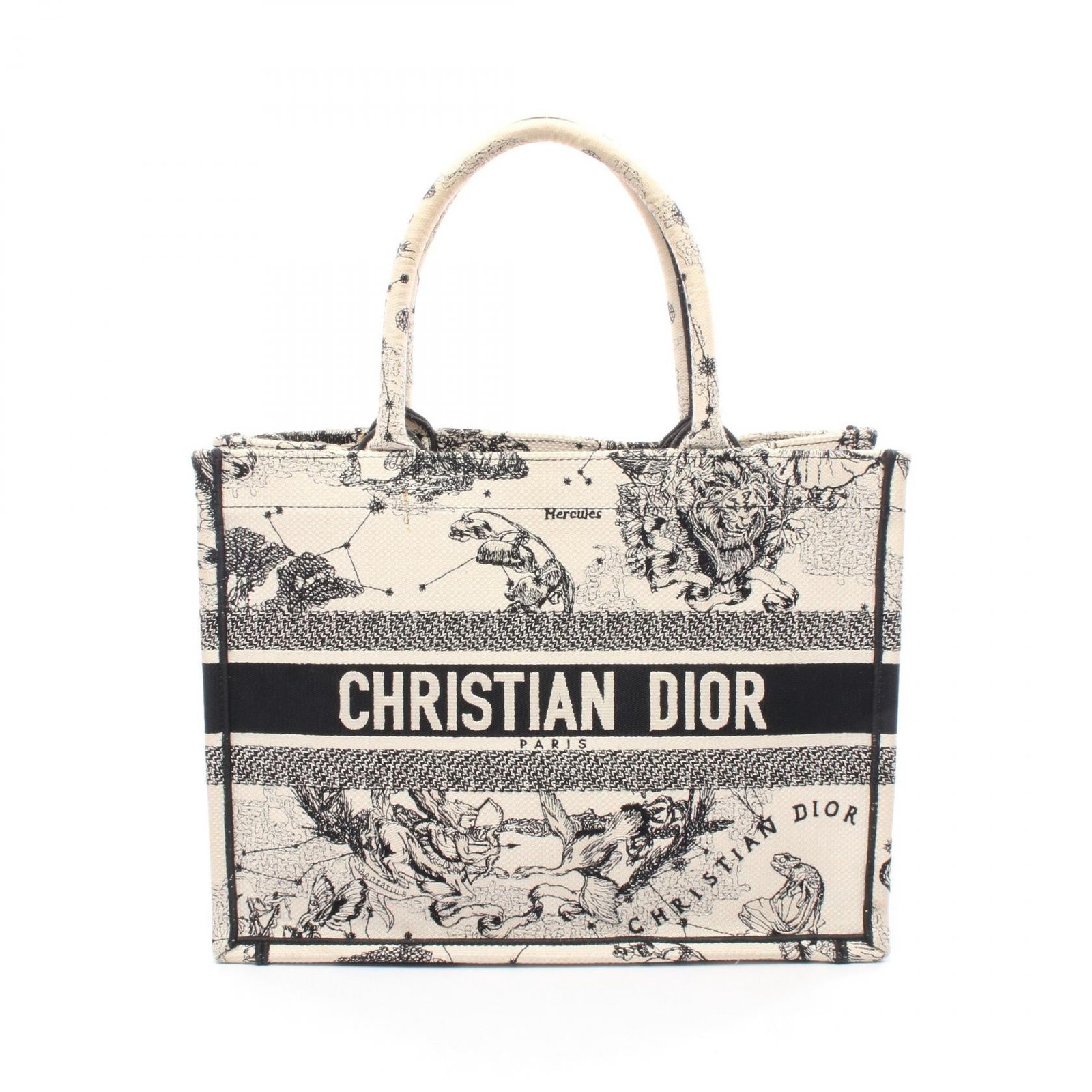 Dior Book Tote Bag in White Canvas One Size for Women