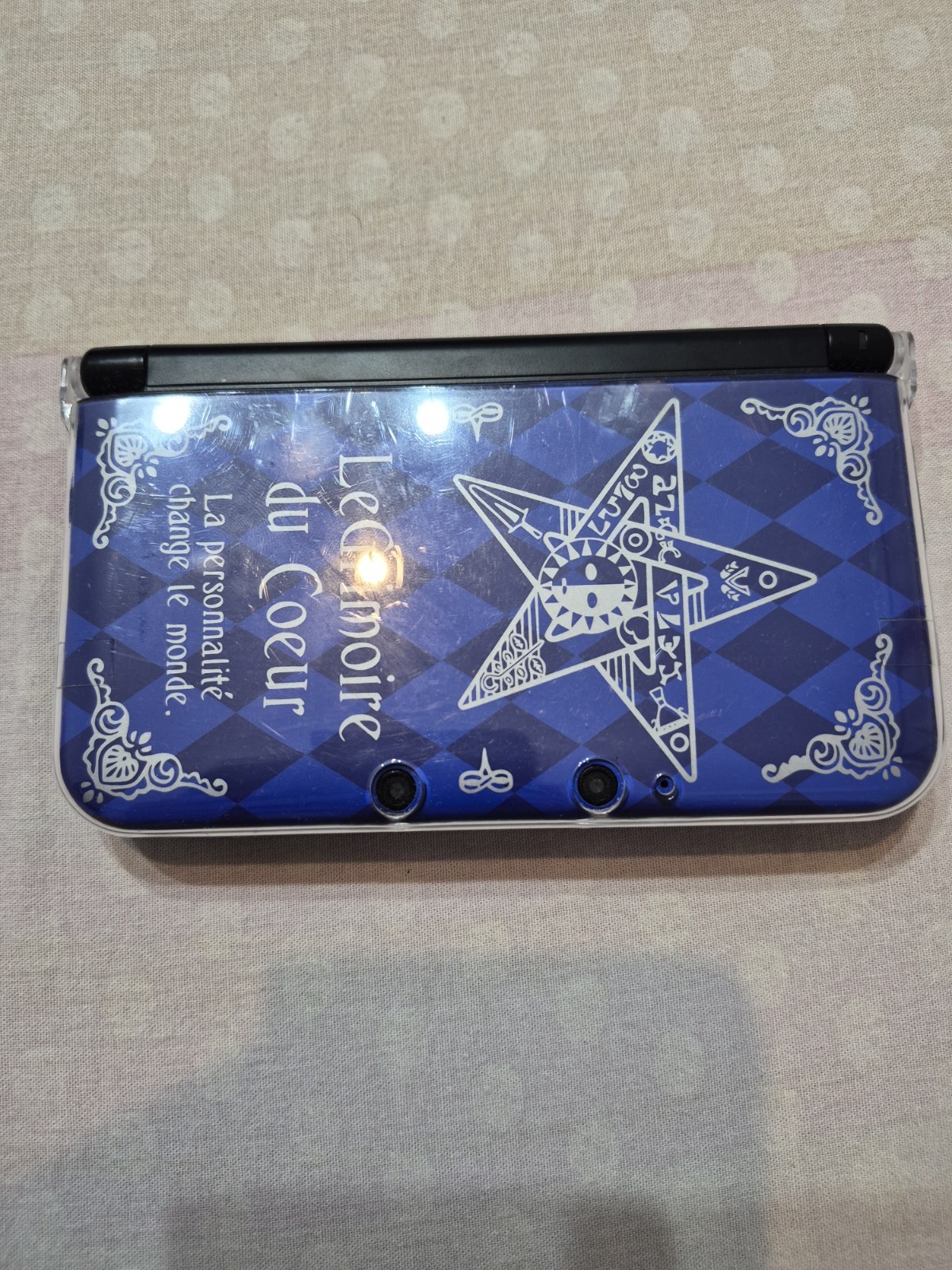 Nintendo 3DS XL SPR-001 console portatile Blu/Nero limited edition con cover