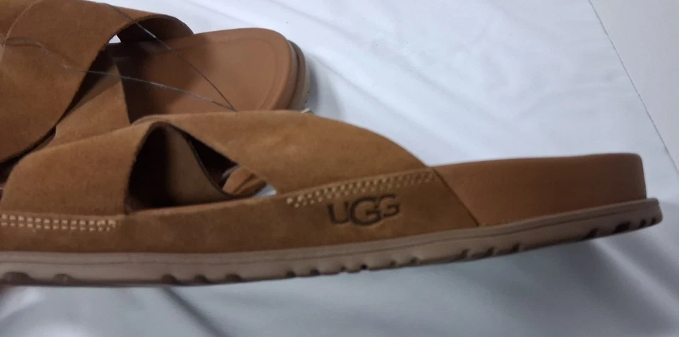 Новый с ярлыками Ugg мужской коричневый Wainscott слайд размер 12 - Изображение 4 из 4