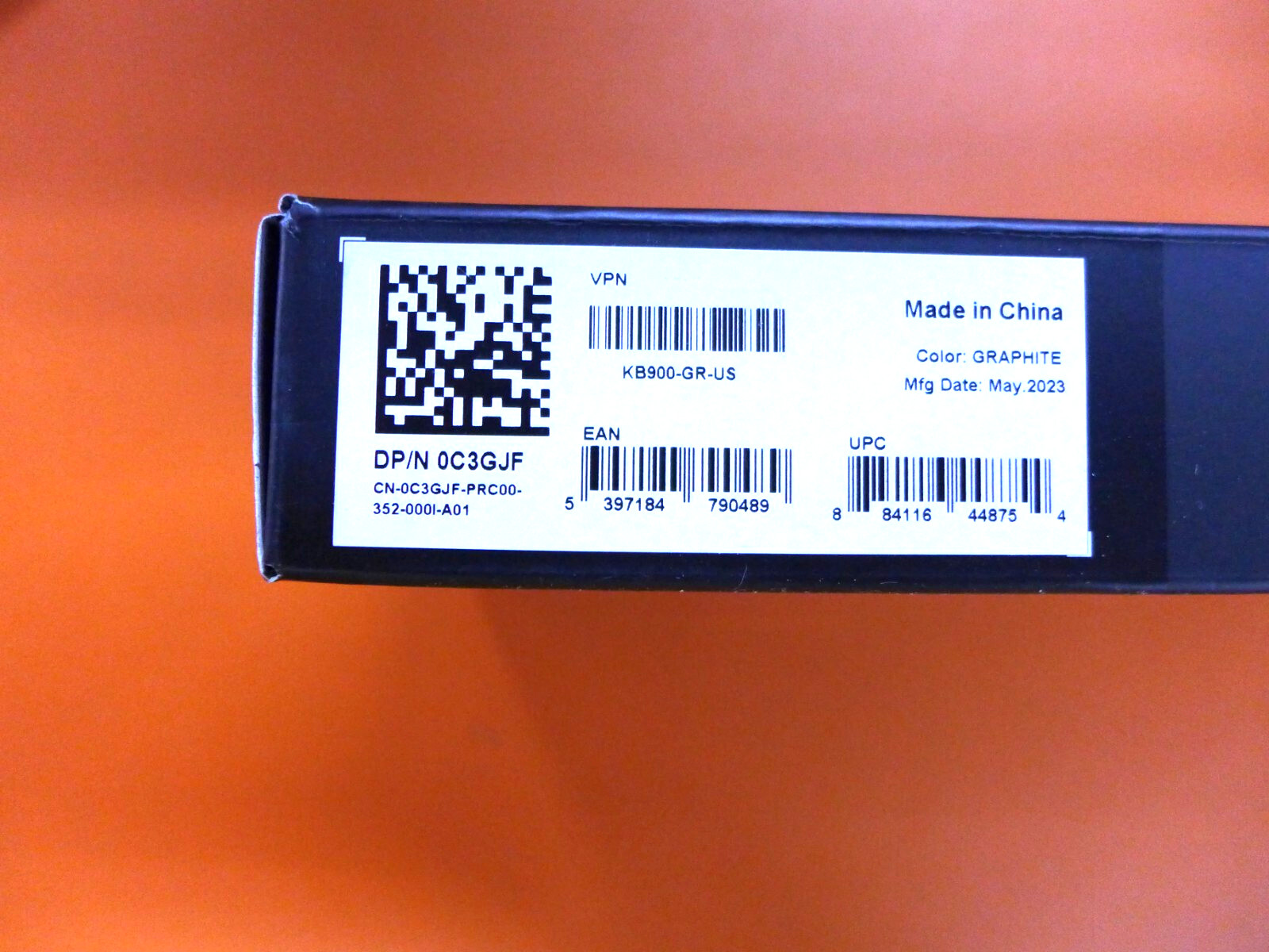 New Dell Premier Collaboration Keyboard KB900 C3GJF