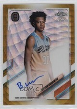 2021 Chrome OTE Overtime Elite Gold Wave Refractor 32/50 Bryson Warren Auto 4l3