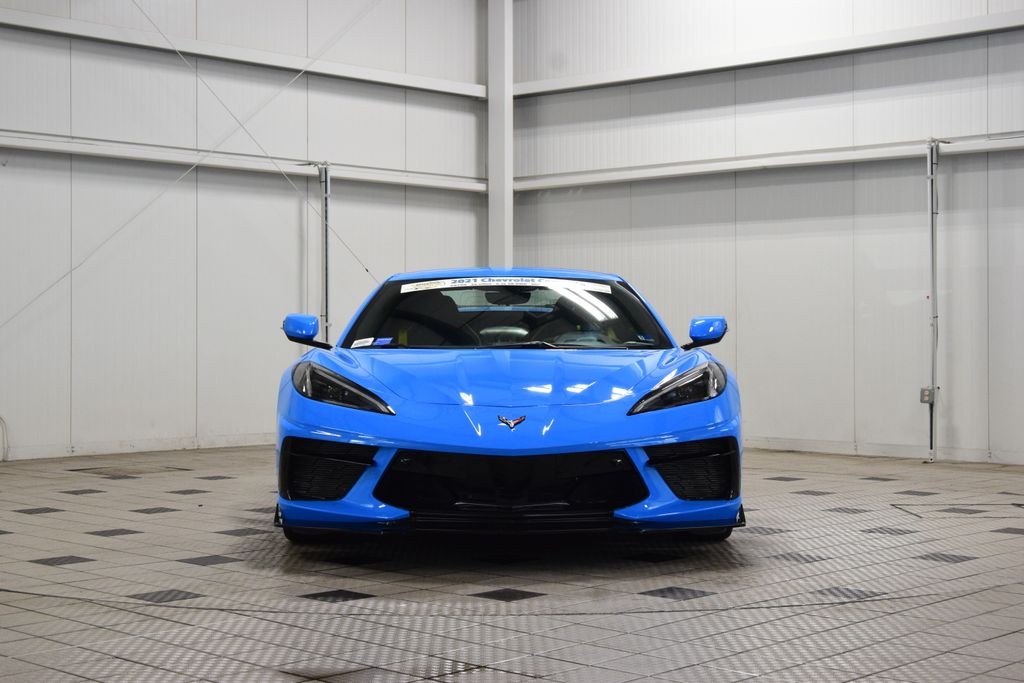 2021 Blue Chevrolet Corvette   | C8 Corvette Photo 2