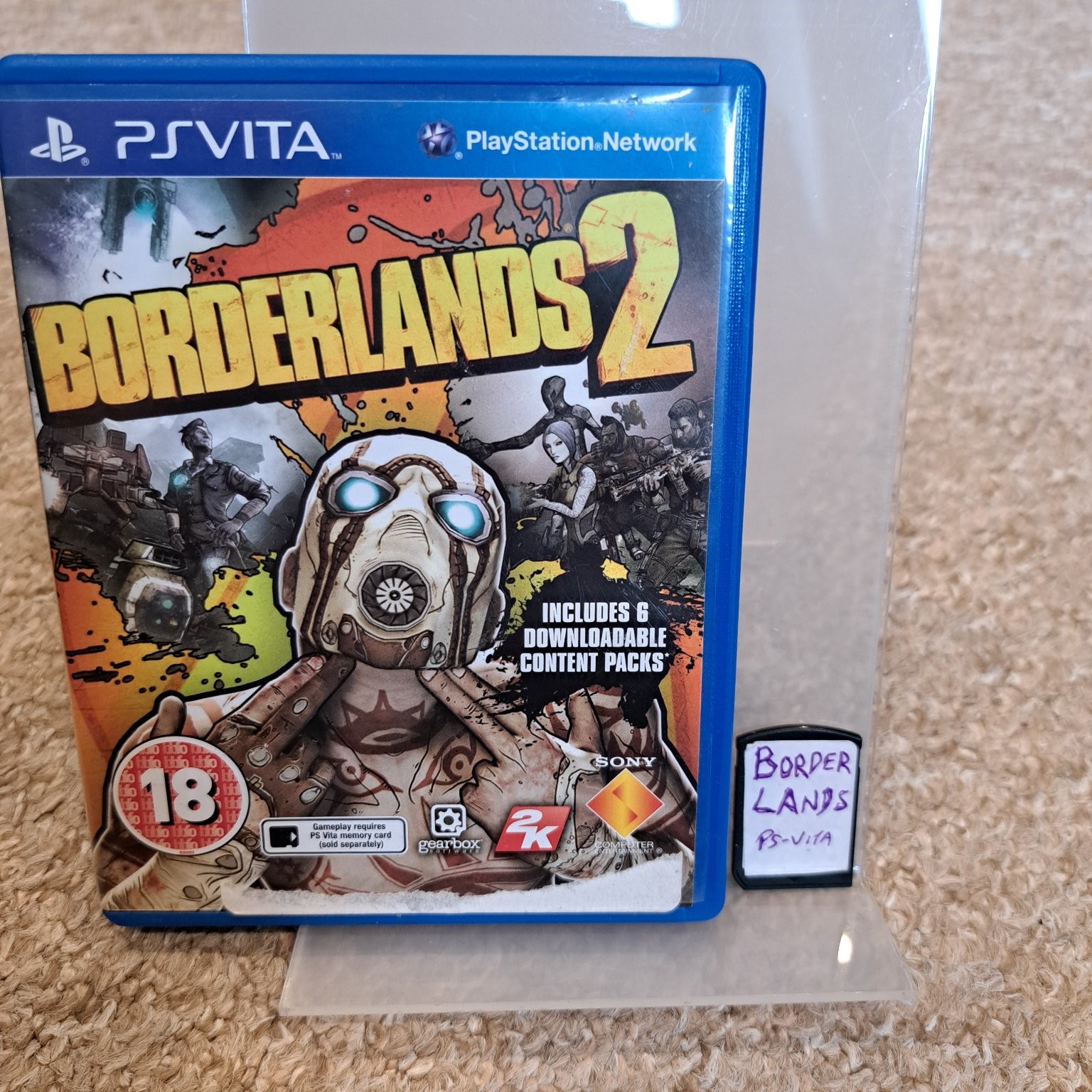 Borderlands 2 Includes 6 DLC Packs PS Vita Video Game Shooter GENUINE SEE LABEL