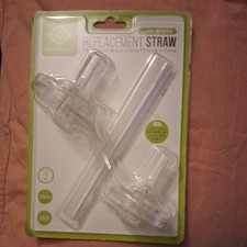 Grosmimi Replacements Straw , Stage 2  Pack of 1 , Clear h 