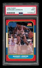 1986-87 Fleer Set-Break # 54 Marques Johnson PSA 9 MINT
