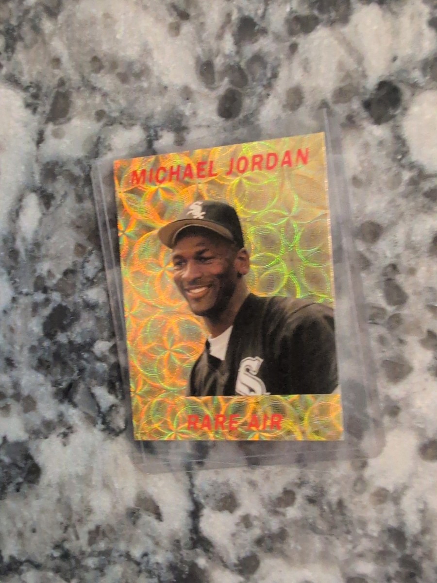 Michael Jordan Rare Air Promo Card 1 Out Of 10,000 White Sox Holo Refractor Like Michael Jordan Rare Air Promo Card 1 Out Of 10,000 White Sox Holo Refractor Like