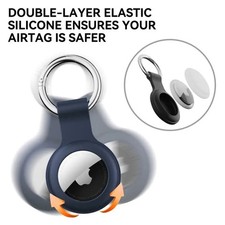 Premium Silicone Protective Case Cover Sleeve Shell Skin Shield for Apple AirTag