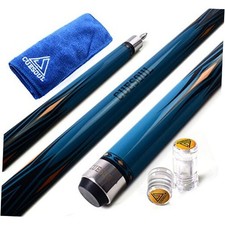SOOCOO Series 58" 19oz Maple Pool Cue 12.75mm Blue