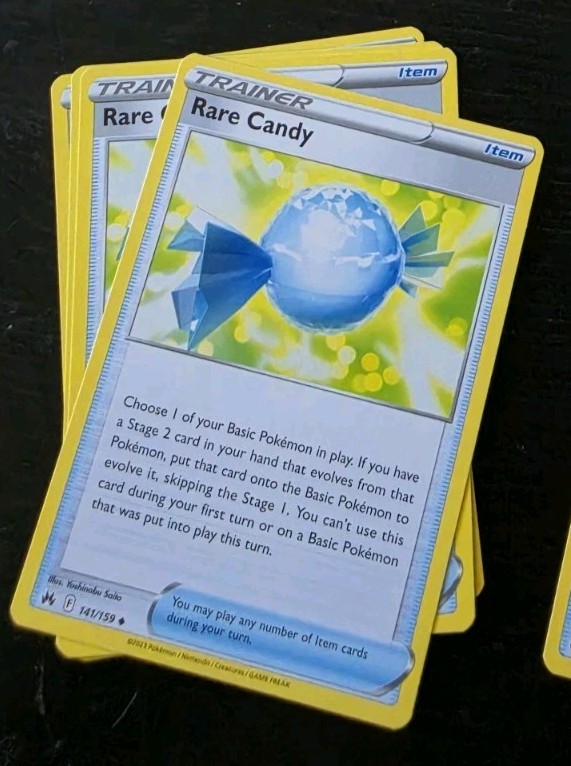 4x Rare Candy 141/159 Crown Zenith Item Trainer Playset Pokemon TCG NM