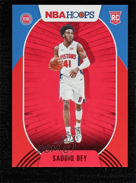 2020-21 Panini NBA Hoops Red 60/75 Saddiq Bey #237 0b64