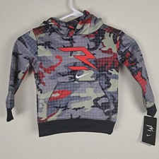 NWT Boys' Nike 3Brand Dangeruss Camo Pullover Hoodie Sz 2T