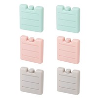 6Er Mini KüHlakkus KüHlelement Icepack KüHlakku FüR Brotdose KüHltasche KüHlbox