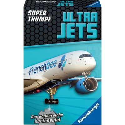 Ravensburger Kartenspiel, Supertrumpf Ultra Jets 20691, Quartett und Trumpf-Spie