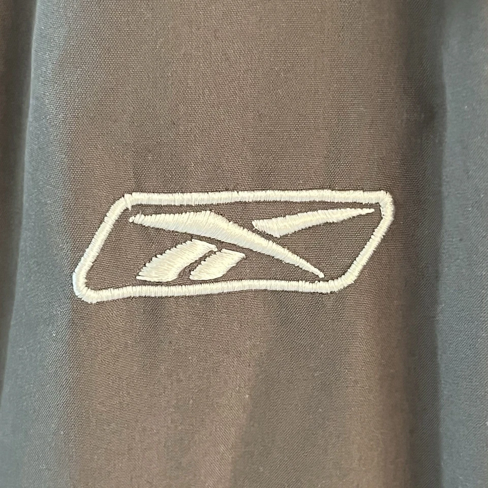 Винтажный Reebok трек костюм мужчин очень большой XL с подкладкой ветровка куртка брюки комплект - Изображение 4 из 4