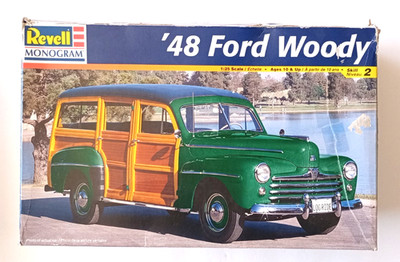 Revell Monogram 48 Ford Woody 1/25 Scale Model Car Kit New in Open Box