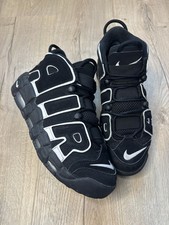 Nike Air More Uptempo 96 Black White UK8 US9 FV2291-001 2023