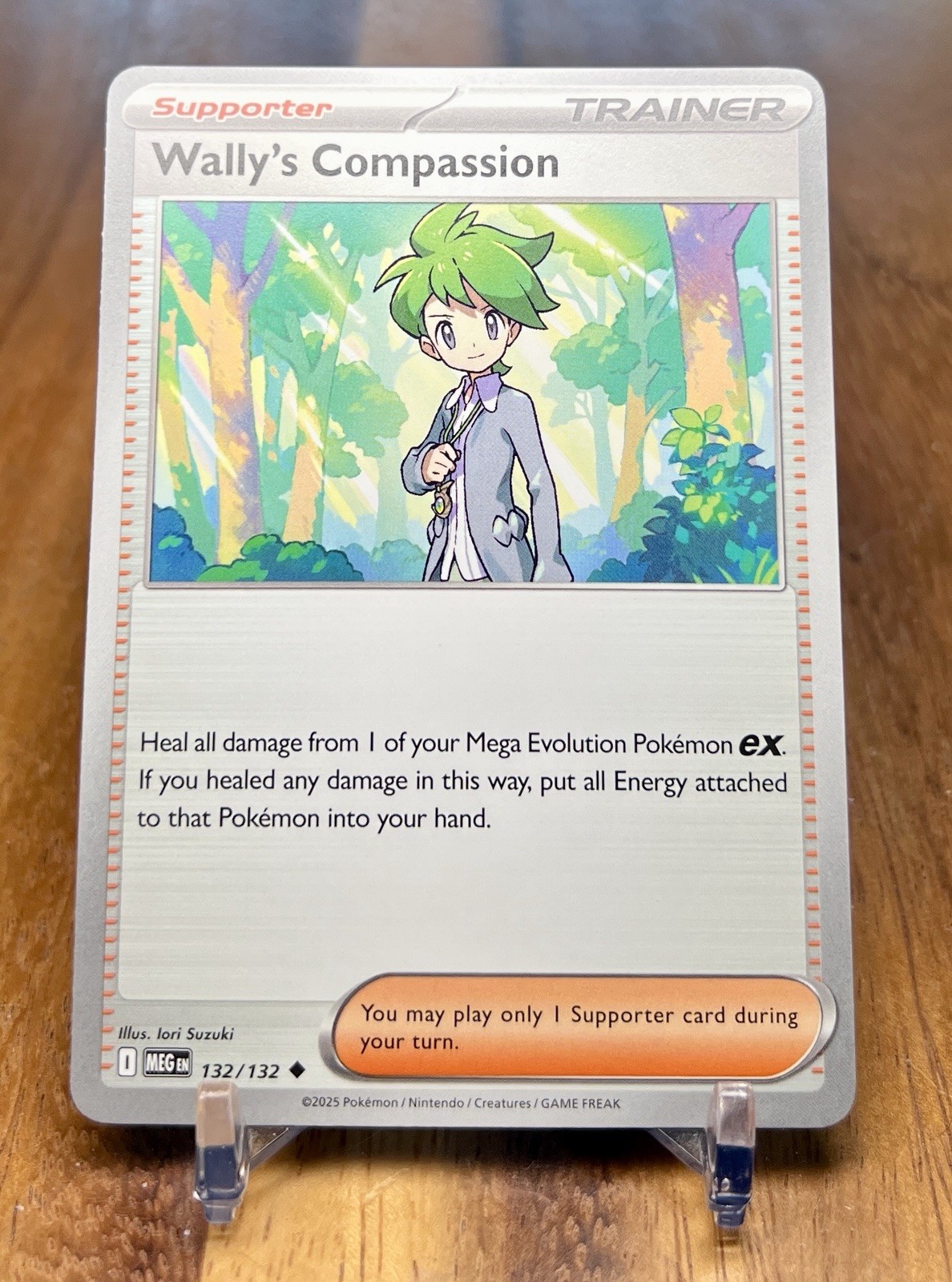 Wally's Compassion - 132/132 MEG Pokémon ME01: Mega Evolution Uncommon NM