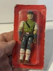 Vintage Hasbro 1980's 3.75" Gi Joe Red Back Nos In Bubble Cross Country Figure