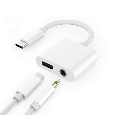 USB C Headphone Adapter 3.5mm Jack for Samsung Galaxy Tab S9/S7 - Type-C Splitte