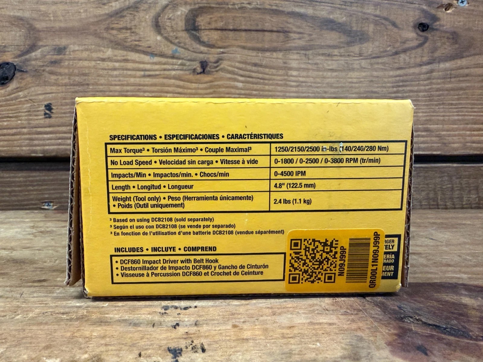 DEWALT DCF860B 20V MAX XR 14 브러시리스 3단 고토크 임팩트 드라이버 (새 제품) 4