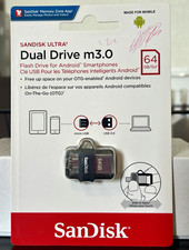 SanDisk Ultra Dual Drive m3.0 64GB USB 3.0 Micro USB OTG SDDD3-064G-G46