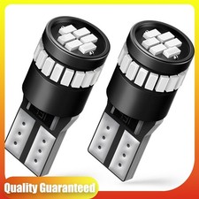 2X Brilliant Red LED T10 W5W 168 SMD Interior License Plate Dome Light Bulbs