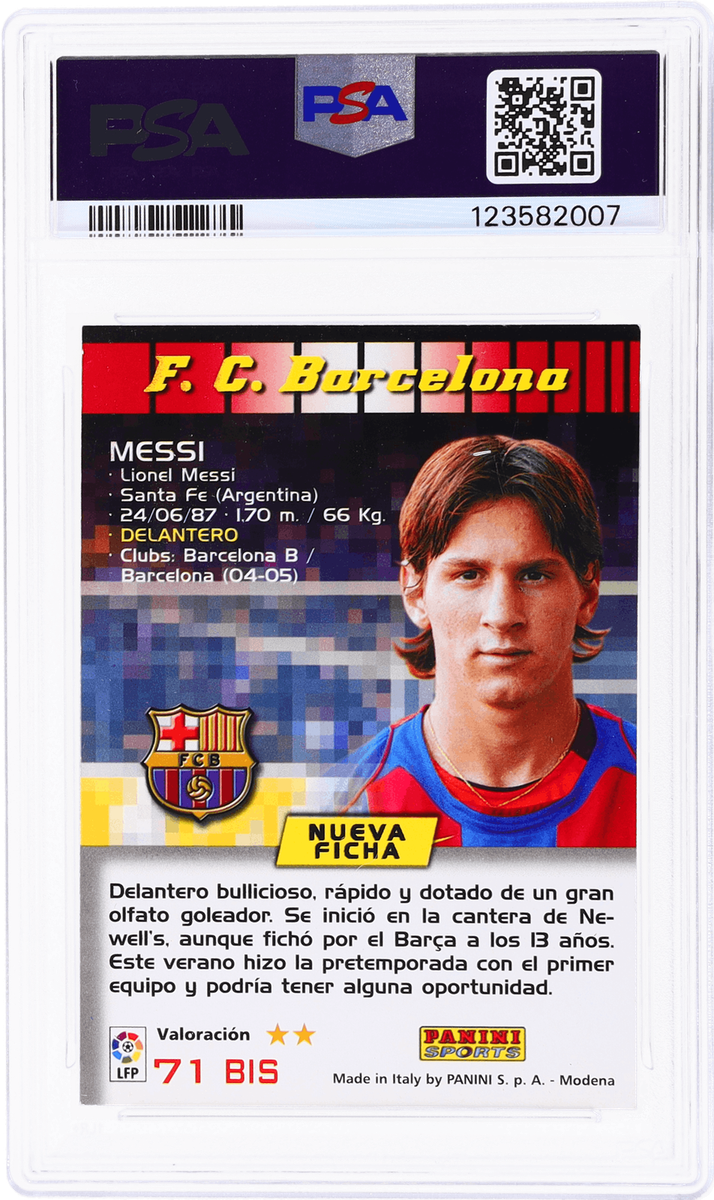 【PSA6】メッシ PANINI 04-05 ルーキーカード Soccer - 2004 Panini Sports Mega Cracks Lionel Messi | PSA