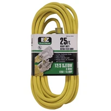 Best EZ-FLO 3-Prong Heavy Duty 12-Gauge Waterproof Extension Cord with Indicator