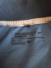 Nike Dri Fit Golf Polo Shirt Blue, Short Sleeve, Medium