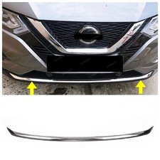 Chrome Front Grill Bumper Trim S.STEEL To Fits NISSAN QASHQAI 2017 to 2020