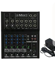 Mackie Mix8 8-Ch Compact Soundboard Mixing Console Mixer For Church/School