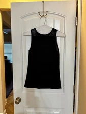 Talbots Black Sweater Tank Top Size Petite Small