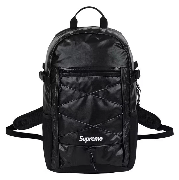 Sac à dos DS Supreme noir FW17 authentique voyage gym utilitaire toile sac rare neuf