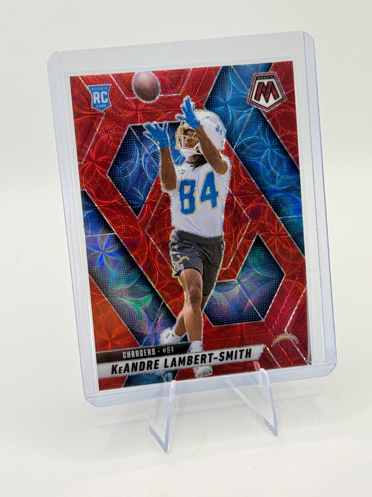 2025 Panini Mosaic KeAndre Lambert-Smith [Red Scope] #336 Rookie Card (RC)