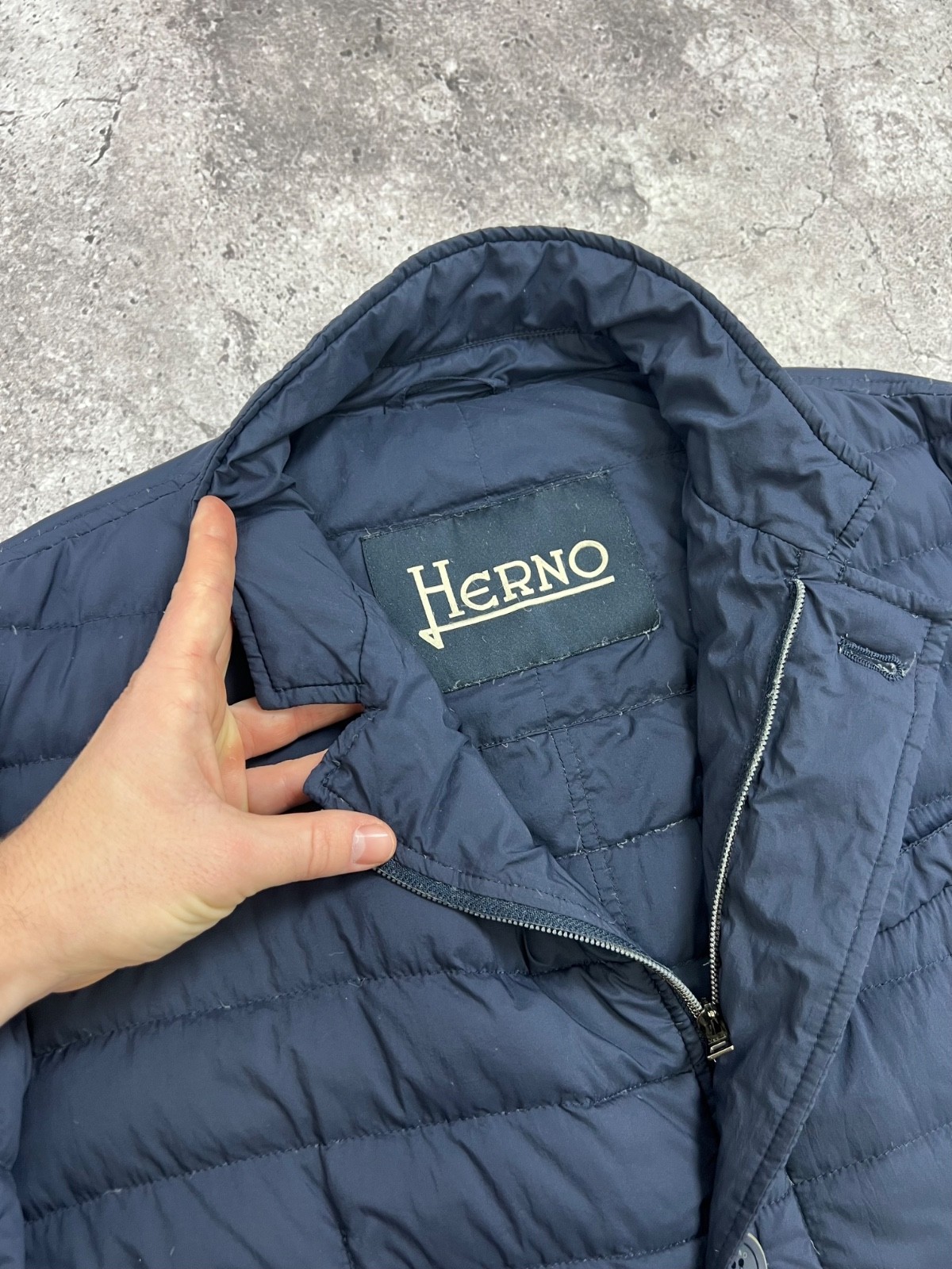 Herno Women's Micro Down Jacket Lightweight Blue … - image 10