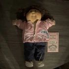 Cabbage Patch Kids Doll w/ Outfit, Shoes, Birth Certificate 1982