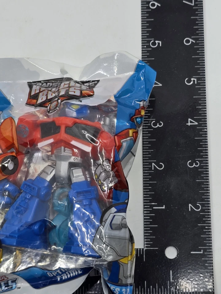 Playskool Transformers Rescue Bots Optimus Prime Figure 4" Stocking Stuffer - Image 4 of 4