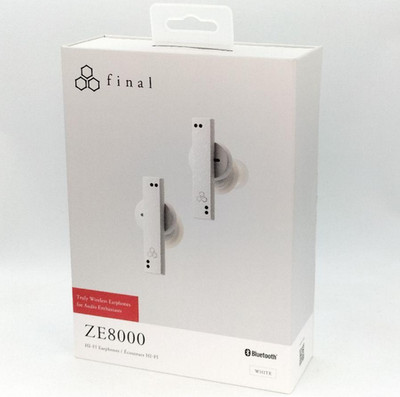 Final ZE8000 Wireless Earphones 8K Bluetooth ANC White with Box Japan