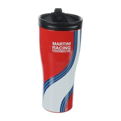 Genuine Porsche Martini Racing Thermos Cup White Blue Re WAP-050