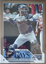 Topps 2023 Update Series Christian Bethancourt #US94 Tampa Bay Rays Card