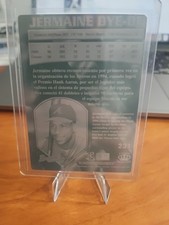1997 Pacific Crown Collection #231 Jermaine Dye Press Plate (Backside)