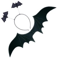 Fledermaus FlüGel Und Haarreif Set KostüM Halloween Karneval Erwachsene