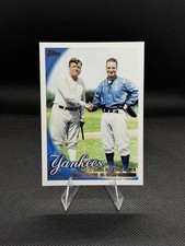 2010 Topps #637 Prestigious Pinstripe Power (Babe Ruth / Lou Gehrig)