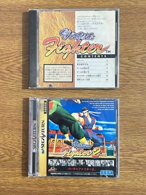 Sega Saturn White HST-3220 Virtua Fighter 1 2 + 2 Controller Tested Japan CIB