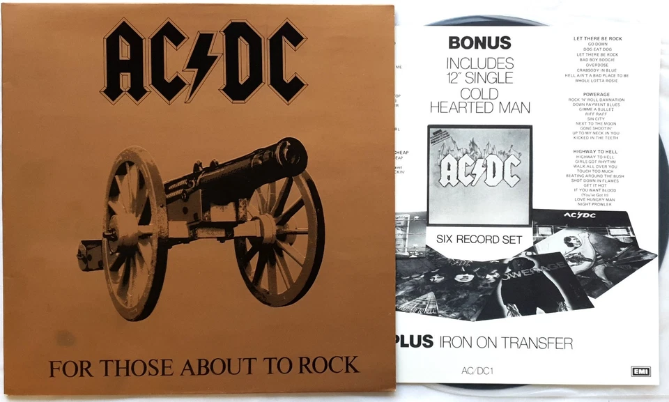 AC/DC–For Those About To Rock (We Salute You) LP 1981 Albert Prod–APLP.053 - Image 2 of 4