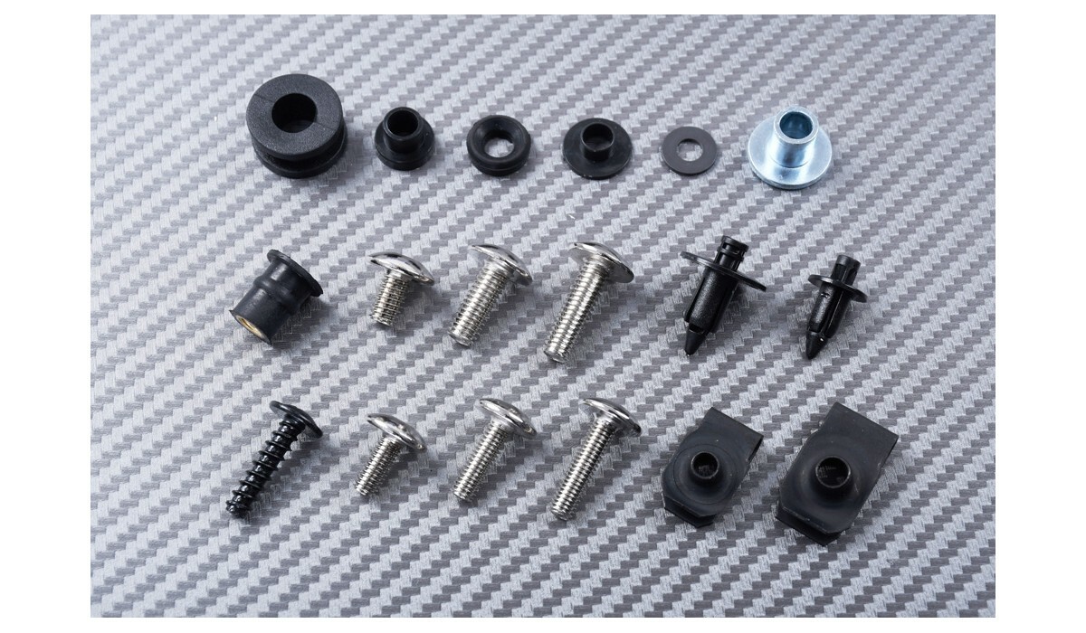 Vis de carénage Yamaha YZF 750 argent anti-vibration et anticorrosion