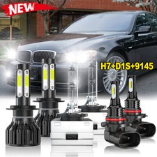 For 2007-2008 Bmw Alpina B7 H7 D1s 9006 6000k Ledhid Headlight Fog 6x Bulbs Kit