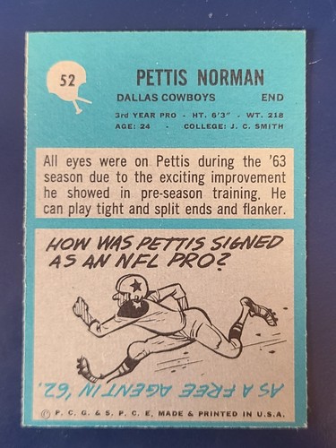 Tarjetas de fútbol americano Philadelphia 1964 completan el conjunto que elijas #1 - 98 - Imagen 103 de 195