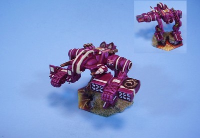 Battletech painted Blackhawk II battlemech MWC