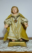 Gesù Bambino Pupo Presepe Pastore Napoletano del '700 Cartapesta terracotta